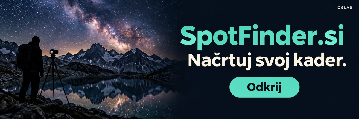 SpotFinder.si · Načrtuj svoj kader. Odkrij.